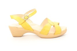 Dansko Strappy Sandals Wedges Yellow 39 ($) - $49.50