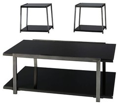 Rollynx - Black - Occasional Table Set (Set of 3) - $251.00