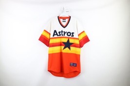 Vintage 90s Majestic Mens Size Large Retro Houston Astros Baseball Jersey USA - £100.81 GBP