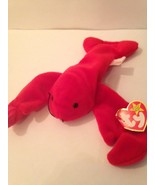 TY Beanie Baby, &quot;Pinchers&quot; the Lobster w/ rarities, near mint condition ... - £35.40 GBP
