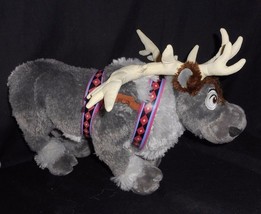 16&quot; Disney Store Frozen Sven The Reindeer Stuffed Animal Plush Toy Gray Moose - £10.41 GBP