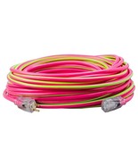 Southwire 2549SW0077 02549-88-77 Extension Cord; 100-Foot; Pink/Lime Gre... - £111.37 GBP