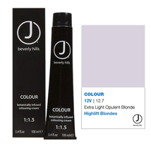 J Beverly Hills COLOUR Botanically Infused Hair Color Cream  - 12V 12.07 Extra L