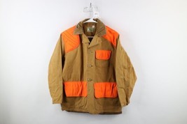 Vtg 60s 70s Streetwear Mens Large Distressed Canvas Hunting Birding Jacket USA - £58.36 GBP