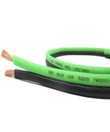 EcoFlex 14 Gauge OFC Speaker Wire 100ft Green Black Audio Cable - $226.61 CAD