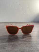 Warby Parker Sunglasses Vela XW 1633 Pink/Rose Gold Square 57-19-140 FRA... - $16.89