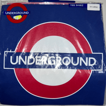 London Underground T Shirt Tube Mens Logo Blue XXL New - $39.20