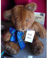 RARE Artist Bear Recycled Fur Penda Bear from Canada #906 12&quot; Tall - $133.65