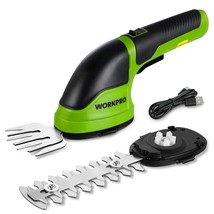WORKPRO Cordless Grass Shear &amp; Shrubbery Trimmer - 2 in 1 Handheld Hedge Trimmer - £52.18 GBP