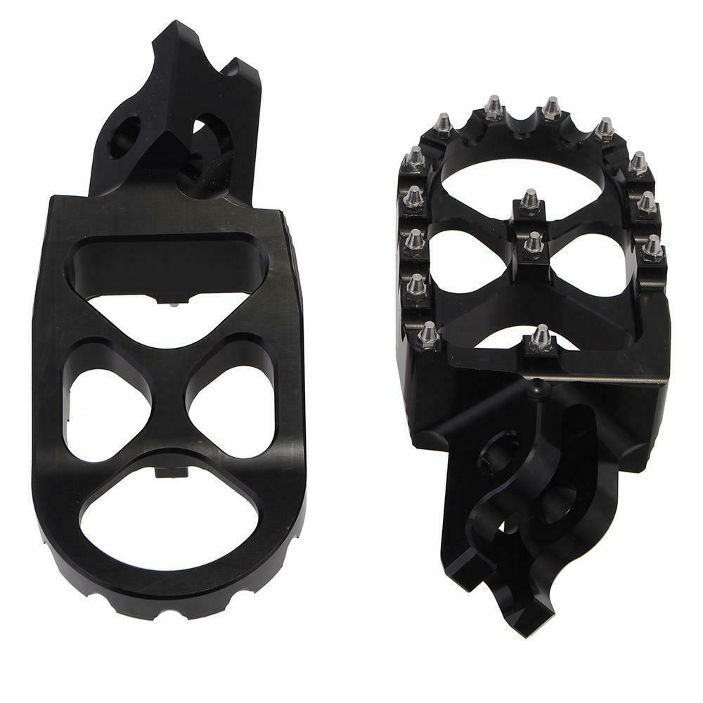 Black Rear Foot Pegs Pedal Motorcycle Footrest For Honda Crf 125 150 250 450 - $22.43