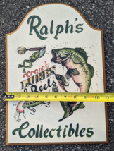 Ralph's Collectibles Craig's Lures & Reels Vintage Plastic Sign 11x16 image 5