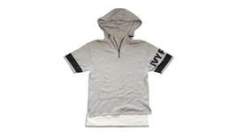 IVY PARK Grey oversized hooded jumper -Short Sleeve Sz Large Excellent C... - £37.27 GBP