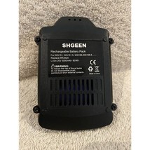 SHGEEN 20V MAX Battery Replacement Pack WA3520 Li-ion 20V 3000mAh - $275.87 MXN