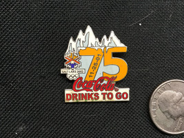 Coca Cola Salt Lake 2002 XIX Olympics Winter Games DRINKS TO GO 75th Lap... - $9.22