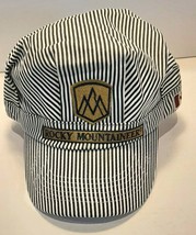 Rocky Mountaineer Railroad Train Engineer Cap Hat Adjustable Snapback NE... - £15.17 GBP