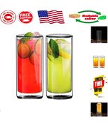 Lead-Free Double Wall Tumbler Set, 16oz Insulated Glasses for Beer and C... - $922.97 MXN