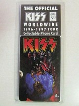 KISS~OFFICIAL WORLDWIDE 1996-1997 REUNION COLLECTIBLE PHONE CARD SONY SI... - $9.89
