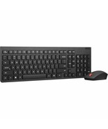Lenovo Essential Wireless Combo Keyboard &amp; Mouse Gen2, Black - $38.49