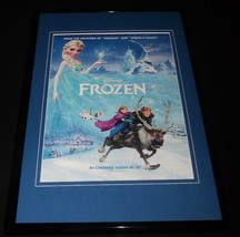 Frozen Disney Framed 11x17 Repro Poster Display Idina Menzel Kristen Bell - £38.91 GBP