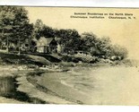 Summer Residences North Shore Postcard Chautauqua Institution New York 1935 - £9.30 GBP