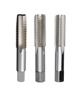 Drill America 1/2&quot;-20 Unf High Speed Steel Left 4 Flute Tap Set - $41.96