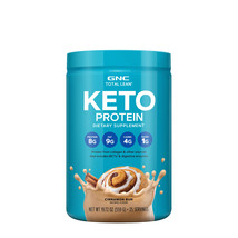 GNC Total Lean KETO Protein (Cinnamon Bun) 25 servings/net wt. 19.72 oz.  - £31.46 GBP