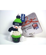 Seattle SEAHAWKS Snowman with popcorn tub Christmas team ornament NEW 2022 - £10.41 GBP