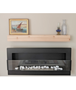 Solid Pine Handcrafted Mantel Shelf | Rustic Wooden Wall Shelf 100cm - €101,14 EUR