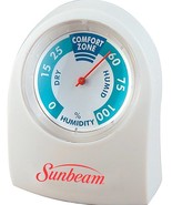 HUMIDITY Monitor Analog HYGROMETER Measure Moisture comfort meter SUNBEA... - $23.39