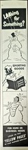 Yellow Pages Home Business Needs Telephone Directory 1953 Vintage Print Ad - $7.66