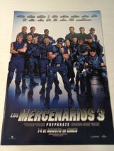 Poster Los Mercenari 3 Film Din-4 Pieghevole 42X30 Sylvester Stallone - $26.43