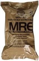 Southwest Beef and Black Beans MRE Meal - Genuine US Military Surplus Inspection - £19.65 GBP