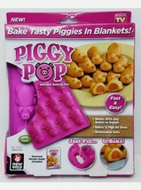 NEW Piggy Pop Pigs in a Blanket &amp; Cakes Silicone Baking Mold Pan As Seen... - $14.22