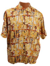 Natural Issue Men&#39;s Medium All Rayon Casual Cocktail Design Hawaiian Shirt - £7.46 GBP