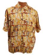Natural Issue Men&#39;s Medium All Rayon Casual Cocktail Design Hawaiian Shirt - £7.49 GBP