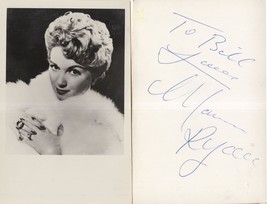 Marion Ryan 1950s Music Hall Singer 2x Photo incl Hand Signed - £10.19 GBP