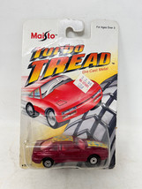 Vintage Maisto Turbo Tread Red BMW 850i With Yellow Tampos - $5.95