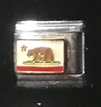 Brown Bear Wholesale Italian Charm Enamel Link 9MM K54 - £10.57 GBP