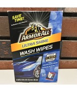 Armor All Ultra Shine Car Wash Wipes Armorall - 12 XL Extra Large Wipes - £30.22 GBP