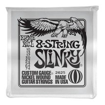 Ernie Ball 2625 Slinky 8-String Electric String Set, 10-74 - $12.99