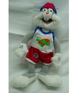 WB Looney Tunes SPACE JAM BASKETBALL BUGS BUNNY 9&quot; Plush STUFFED ANIMAL ... - £11.73 GBP