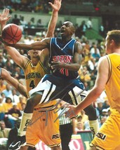 Jason Terry Arizona Wildcats autographed basketball 8x10 photo proof COA. - £42.83 GBP