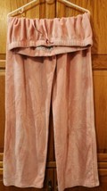 Sag Harbor Sport Sweat Pants Women’s Size L Pink Open Leg No Pockets - £11.74 GBP