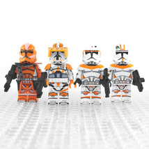 Star Wars Commander Cody, Captain Invert, Boil and Waxer 4pc Minifigure Lot - $8.98