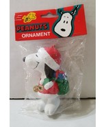 Vintage Kurt Adler Peanuts Snoopy as Santa Hanging Christmas Ornament NI... - $16.70