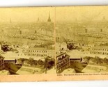 Stereoview Great Market  From the Clouds  Stockholm Sweden - £19.39 GBP