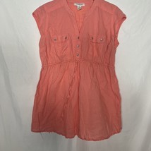 Motherhood Maternity Women&#39;s Top Size L Blouse Coral - $24.75