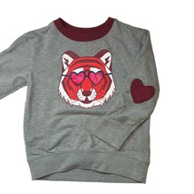 Cat &amp; Jack Tiger Heart Eye Sweatshirt Size 3T - $11.65
