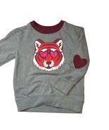 Cat &amp; Jack Tiger Heart Eye Sweatshirt Size 3T - £9.10 GBP