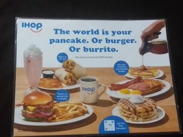 IHOP Restaurant  Pumpkin Spice and $ 6 House Faves Large Flashcard Origi... - $257.97 MXN